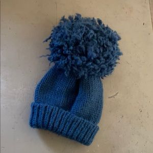 Giant Pom Pom Beanie handmade hat